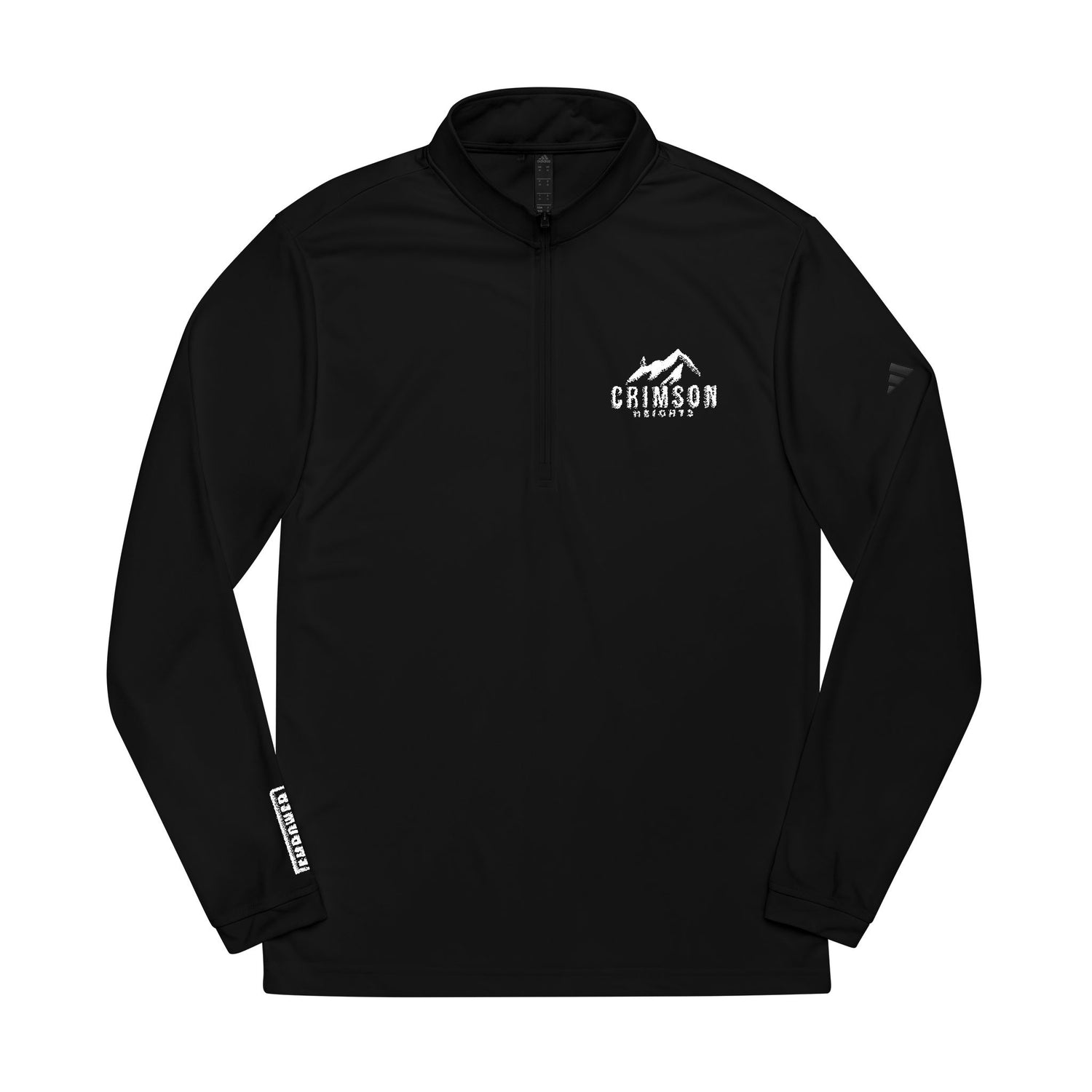 Men's Quarter-Zip Pullover - Stylish Athletic Top, Ideal for Workouts, Casual Wear, Outdoor Adventures, Embroidered Design