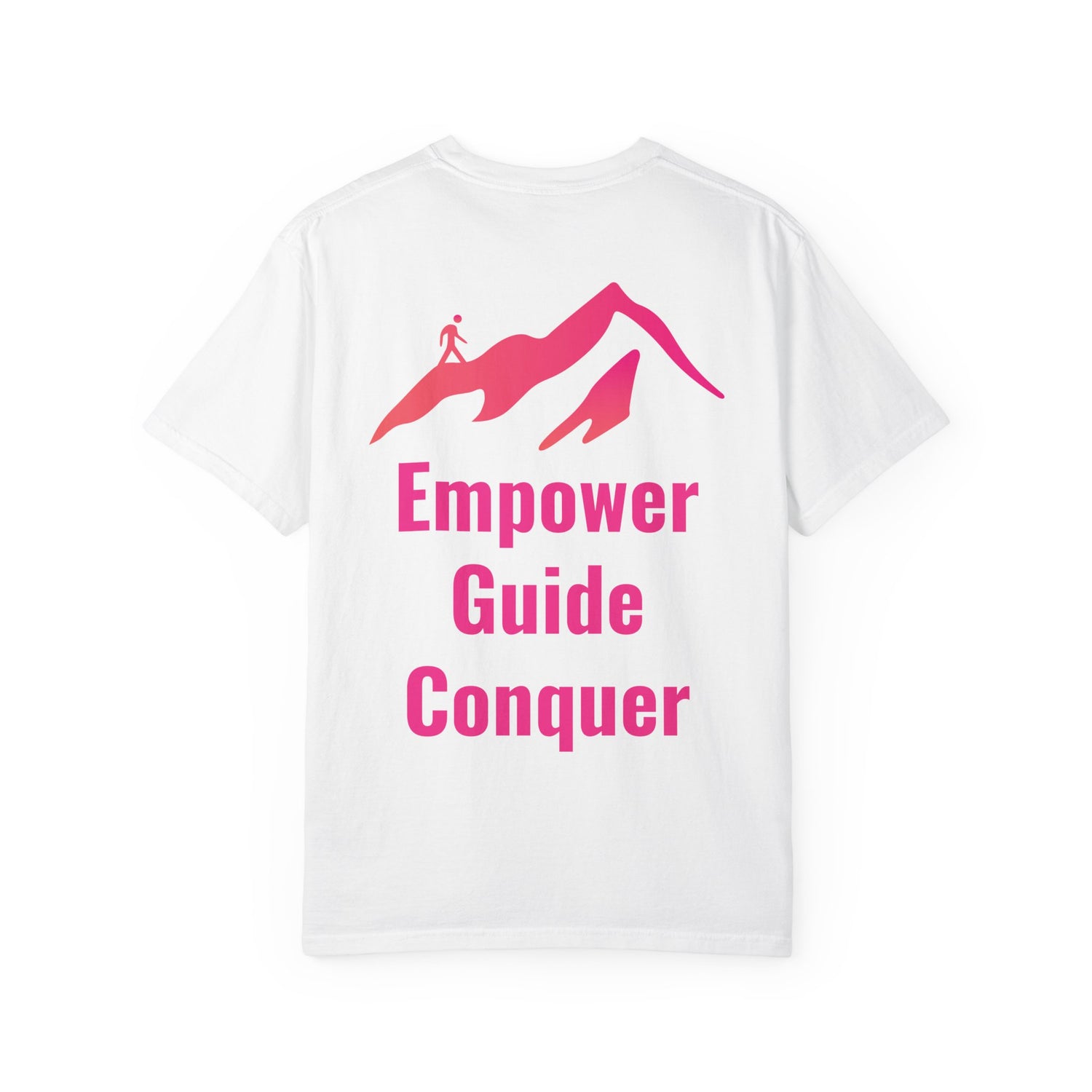 Empower Guide Conquer T-Shirt | Adventure Apparel, Motivational Gift, Unisex Tee, Outdoor Enthusiast Wear, Hiking Attire