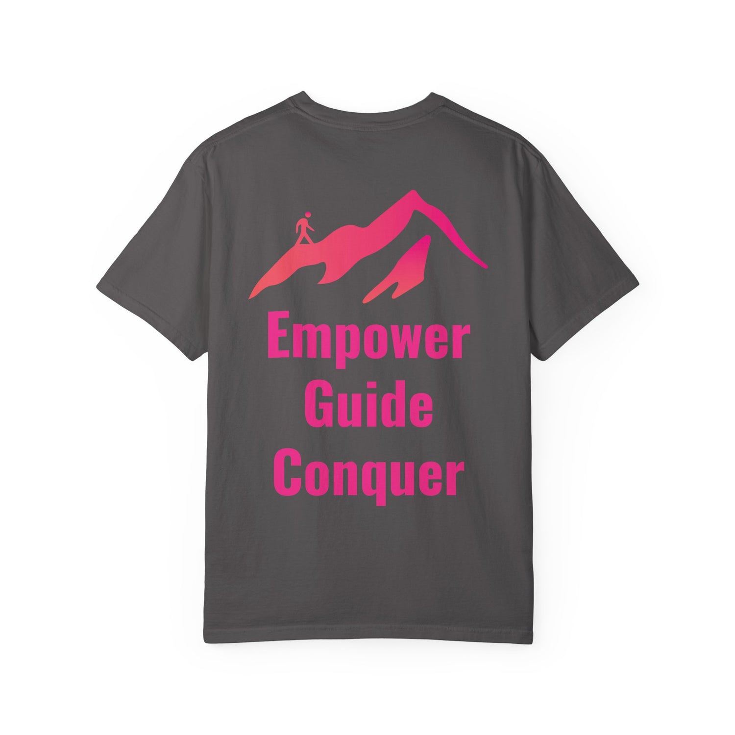 Empower Guide Conquer T-Shirt | Adventure Apparel, Motivational Gift, Unisex Tee, Outdoor Enthusiast Wear, Hiking Attire
