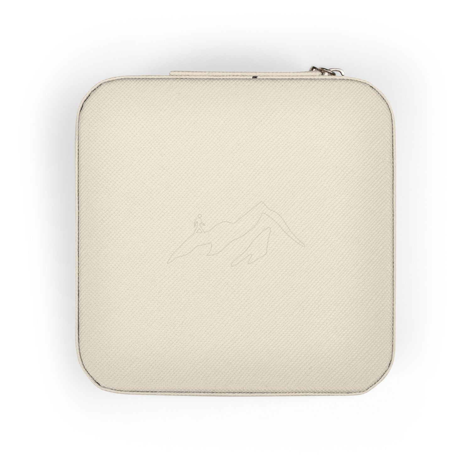 Compact Pink Jewelry Travel Case – Portable Ring & Earring Organizer