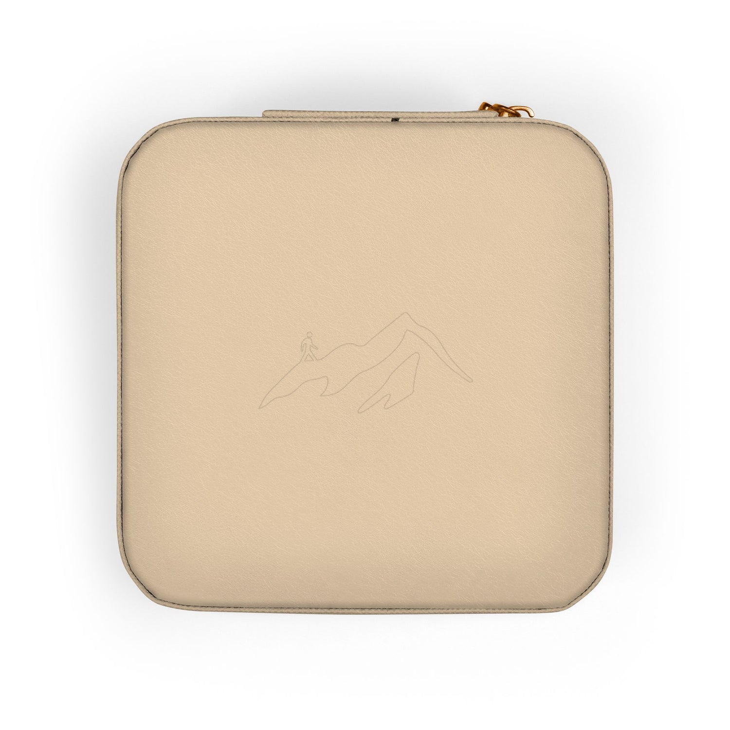 Compact Pink Jewelry Travel Case – Portable Ring & Earring Organizer